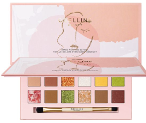 Highly Pigmented 12 Color Shimmer Smooth Texture Eye Shadow Palette