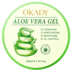 Hydrating Soothing Moisturizing Organic Aloe Vera Gel with Pure Aloe