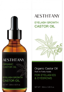 Organic Eyelash Growth Castor Oil for Eyelashes and Eyebrows